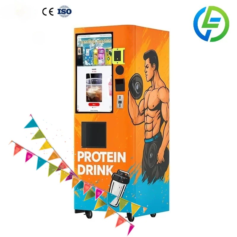 Fitness Nutrition Protein - カスタマイズ可能な自動プロテインシェイク販売機 スマートタッチスクリーンセルフサービスフィットネス栄養ディスペンサー