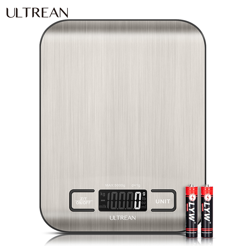 X Nutrition - Ultrean-デジタルキッチンスケール,多機能電気食品スケール,液晶ディスプレイ,高精度,防水,5000g, 1g