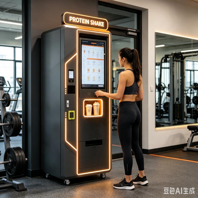Fitness Nutrition Protein - 自動プロテインシェイク販売機 カスタマイズ可能なインテリジェント飲料ソリューション フィットネスセンター向けスポーツニュートリションマシン