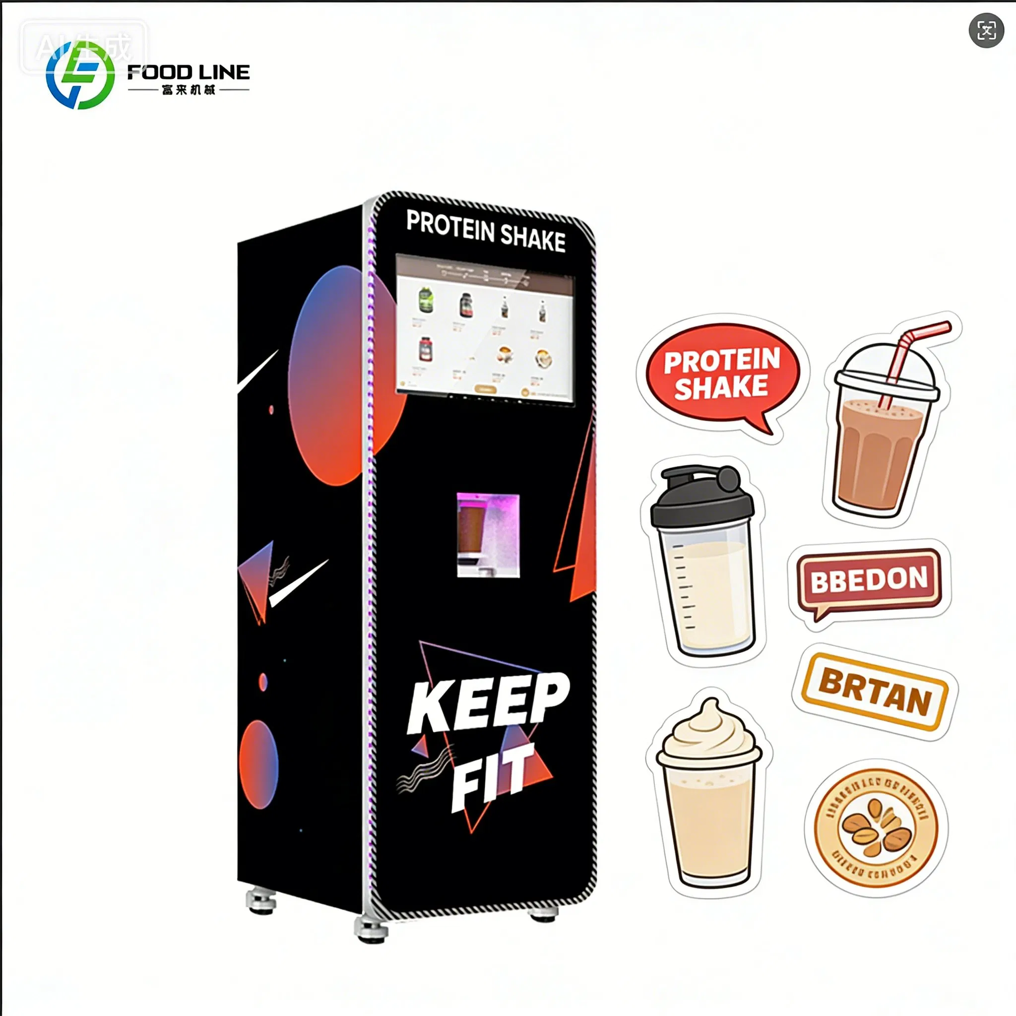 Fitness Nutrition Protein - 栄養自動販売機全自動プロテインシェイク製造装置フィットネスセンター業務用機器