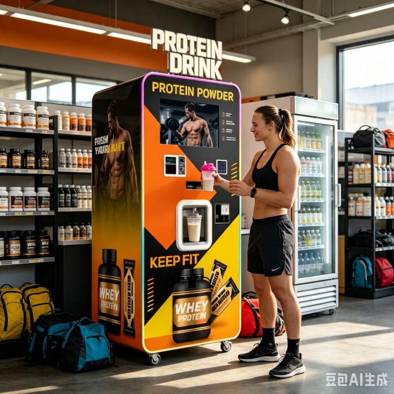 Fitness Nutrition Protein - 自動プロテインシェイク販売機 カスタマイズ可能なデジタル制御 栄養ドリンクマシン フィットネスクラブ向け商業ソリューション