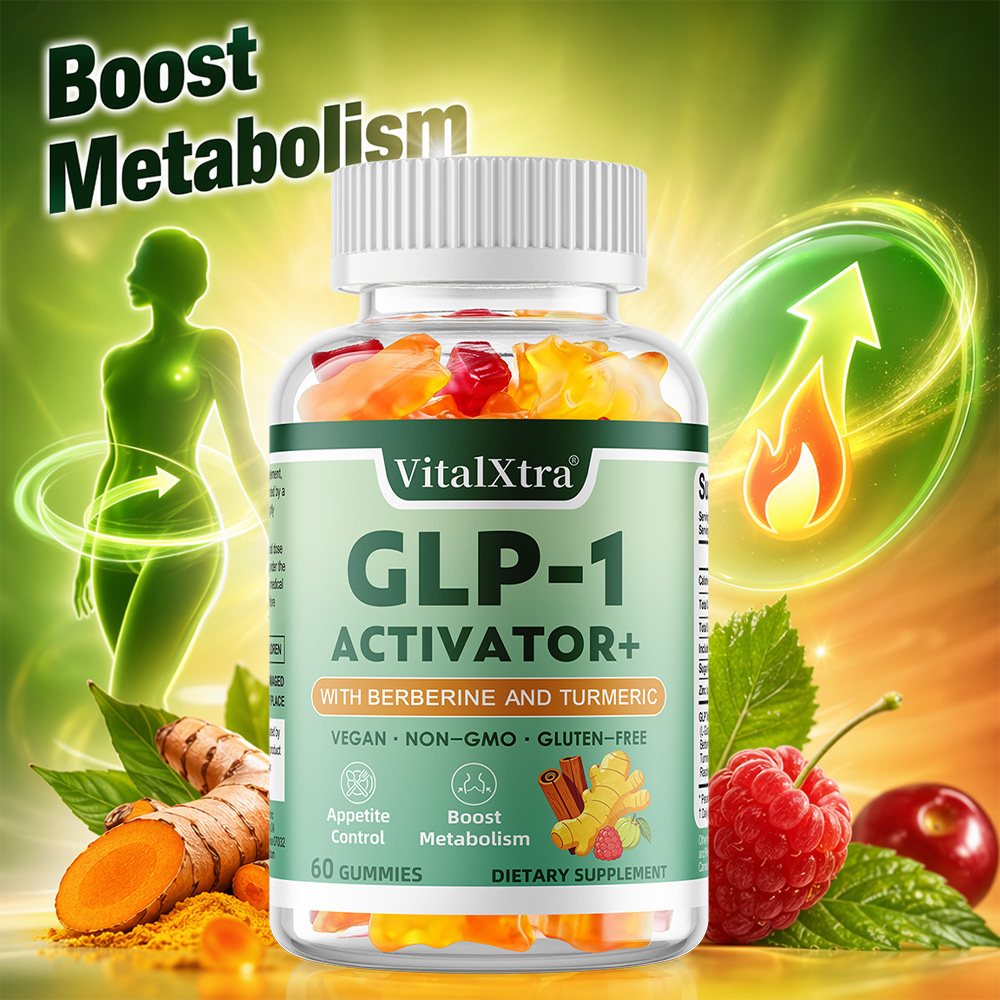 Berberine Hcl Capsule - ベルベリン塩酸塩とシナモン配合のGLP-1サプリメント、代謝、腸内消化の健康、食欲抑制、免疫機能をサポート