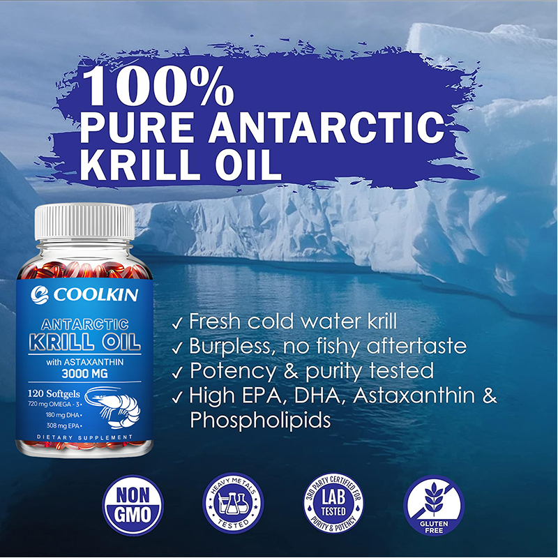心臓と関節の健康のためのアンタルククリルオイル,オメガ3,e - Omega 3 Fish Oil のレビューと価格