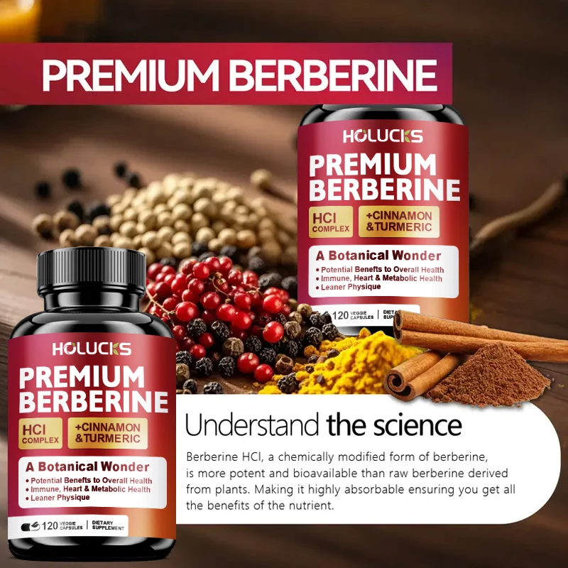 Holucks プレミアム ベルベリン HCl コンプレック - Berberine Hcl Capsule のレビューと価格