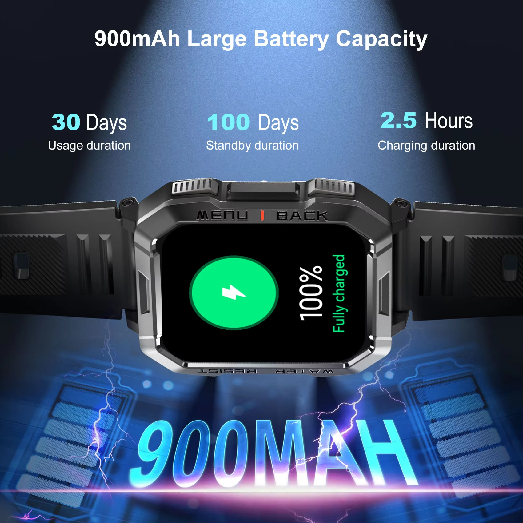Blackview W60 防水スマートウォッチ 2.01イ - Nutrition Gym のレビューと価格