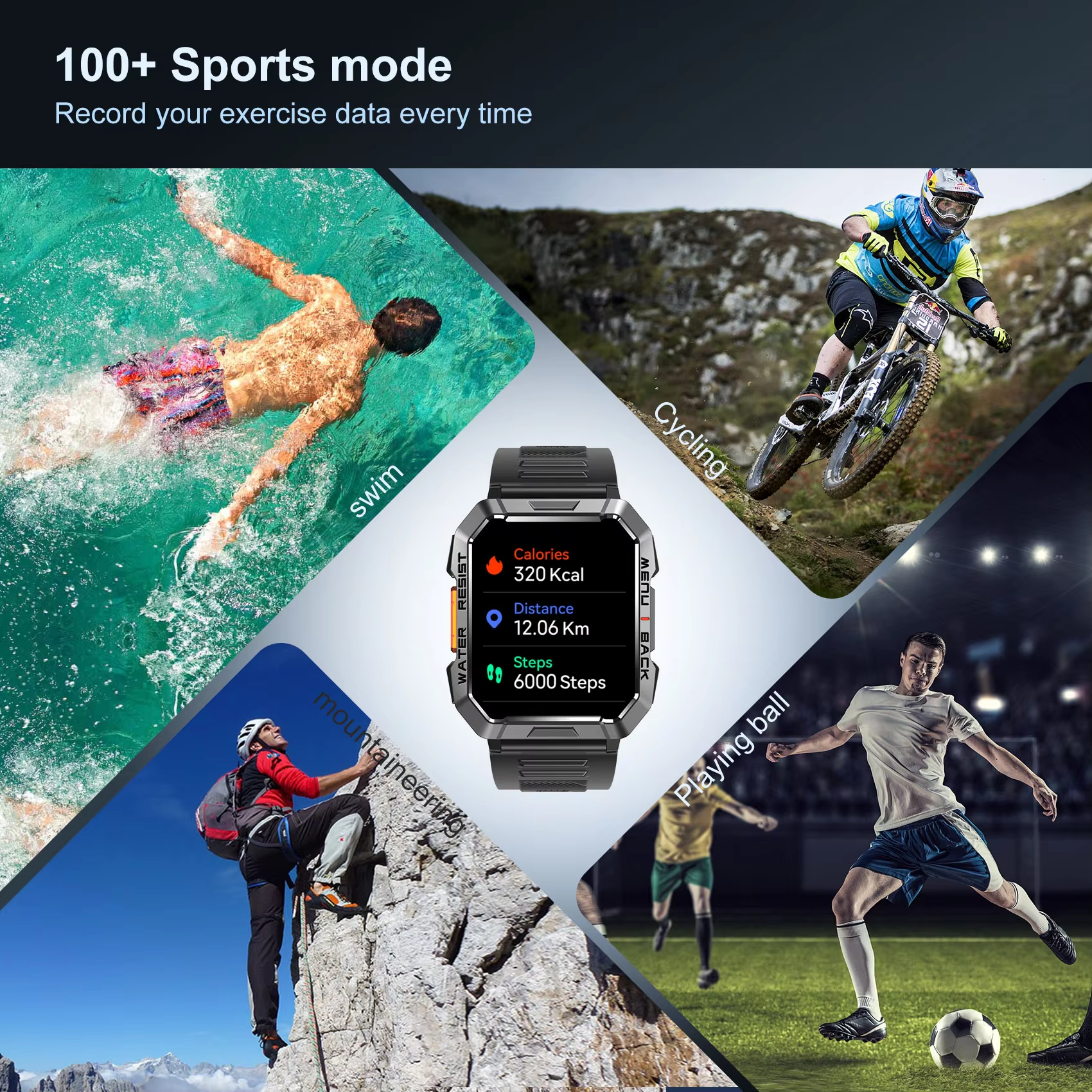 Blackview W60 防水スマートウォッチ 2.01イ - Nutrition Gym のレビューと価格