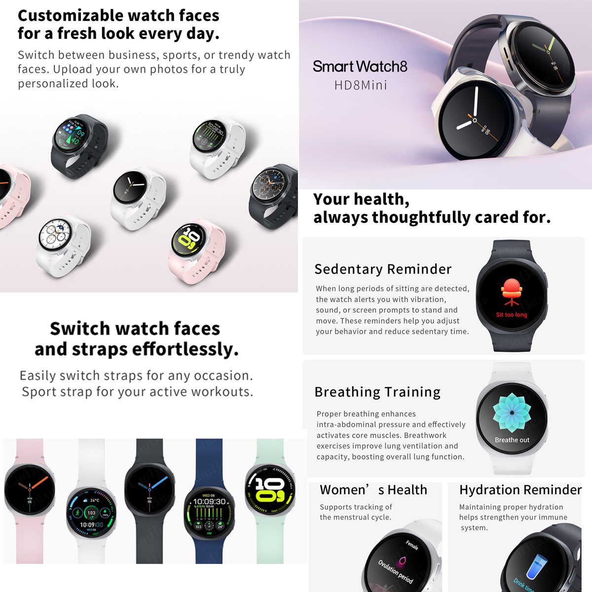 2026年新型腕時計 8ミニGPSトラッキングスマートウォッ - Nutrition Gym のレビューと価格