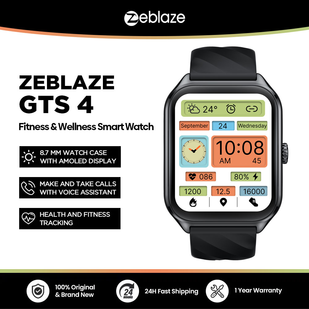Zeblaze GTS 4 音声通話機能付き 1.94インチ - Nutrition Gym のレビューと価格