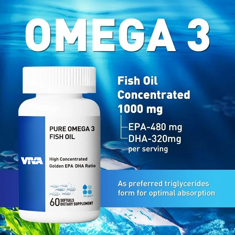 オメガ3魚油濃縮ソフトカプセル 1000mg、EPA 480 - Omega 3 Fish Oil のレビューと価格