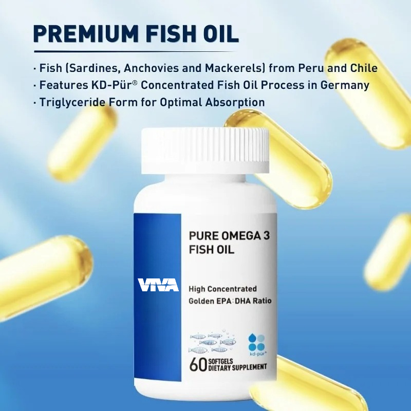 オメガ3魚油濃縮ソフトカプセル 1000mg、EPA 480 - Omega 3 Fish Oil のレビューと価格