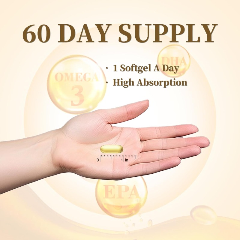 オメガ3魚油濃縮ソフトカプセル 1000mg、EPA 480 - Omega 3 Fish Oil のレビューと価格