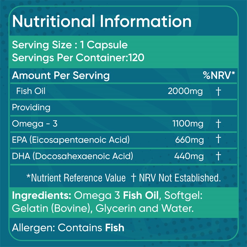 オメガ3フィッシュオイル 2000mg - EPAとDHA配 - Omega 3 Fish Oil のレビューと価格