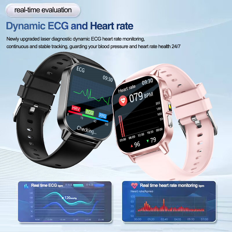 新型ヘルスケアAIドクター搭載スマートウォッチ、ECG、血圧 - Nutrition Gym のレビューと価格