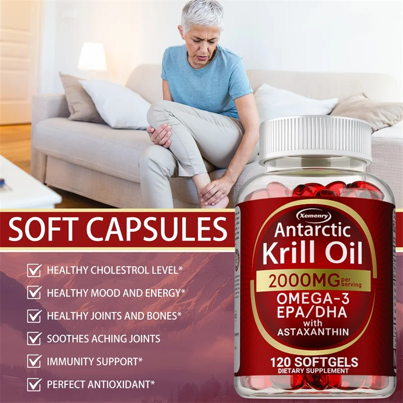 南極オキアミ油カプセル - オメガ 3、EPA、DHA 配合 - Omega 3 Fish Oil のレビューと価格