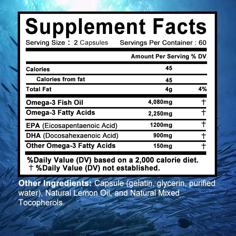 オメガ 3 フィッシュオイル - 神経系、皮膚と髪の健康をサ - Omega 3 Fish Oil のレビューと価格