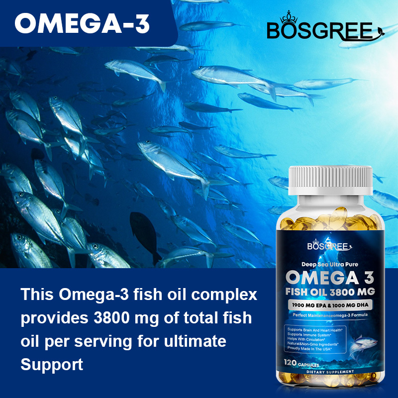 オメガ3魚油サプリメント、EPA+DHA - 心臓、肝臓、目 - Omega 3 Fish Oil のレビューと価格