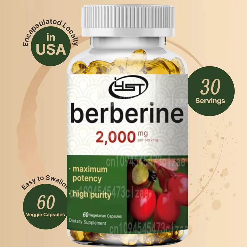 ベルベリンサプリメント |   ベジタリアンカプセル 60  - Berberine Hcl Capsule のレビューと価格