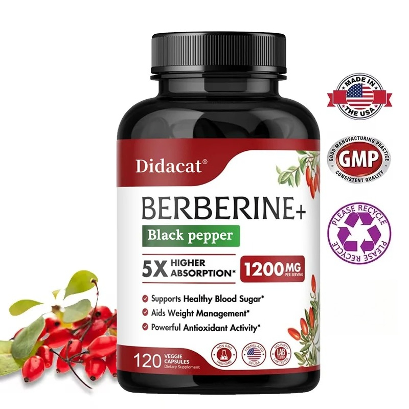 ベルベリン-hclサプリメント,体重管理,ギと免疫,植物,グ - Berberine Hcl Capsule のレビューと価格