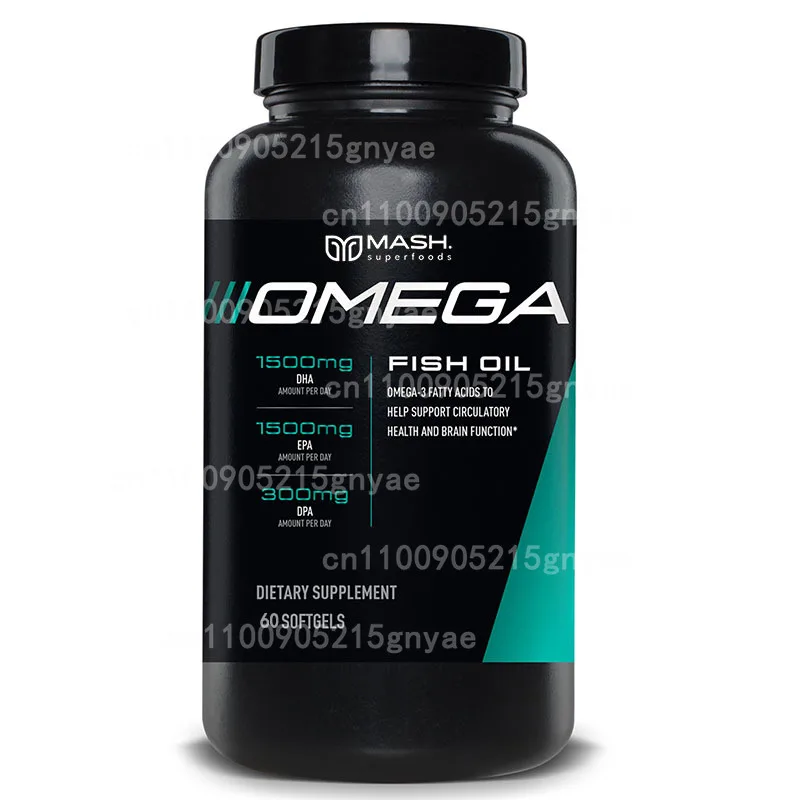 脳と気分のためのオメガ3魚油カプセル |   DHAとEPA - Omega 3 Fish Oil のレビューと価格
