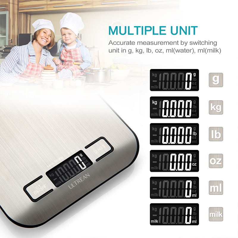 Ultrean-デジタルキッチンスケール,多機能電気食品スケ - X Nutrition のレビューと価格