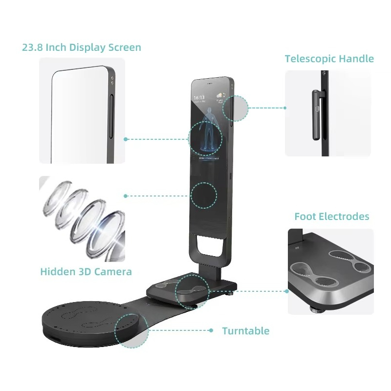 スマートフィットネスミラー ボディスキャナー 栄養分析器 - Nutrition Fitness のレビューと価格