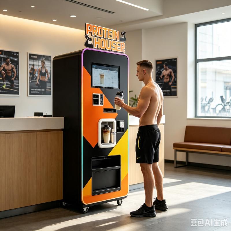 自動プロテインシェイク販売機　カスタマイズ可能なインテリジェ - Fitness Nutrition Protein のレビューと価格