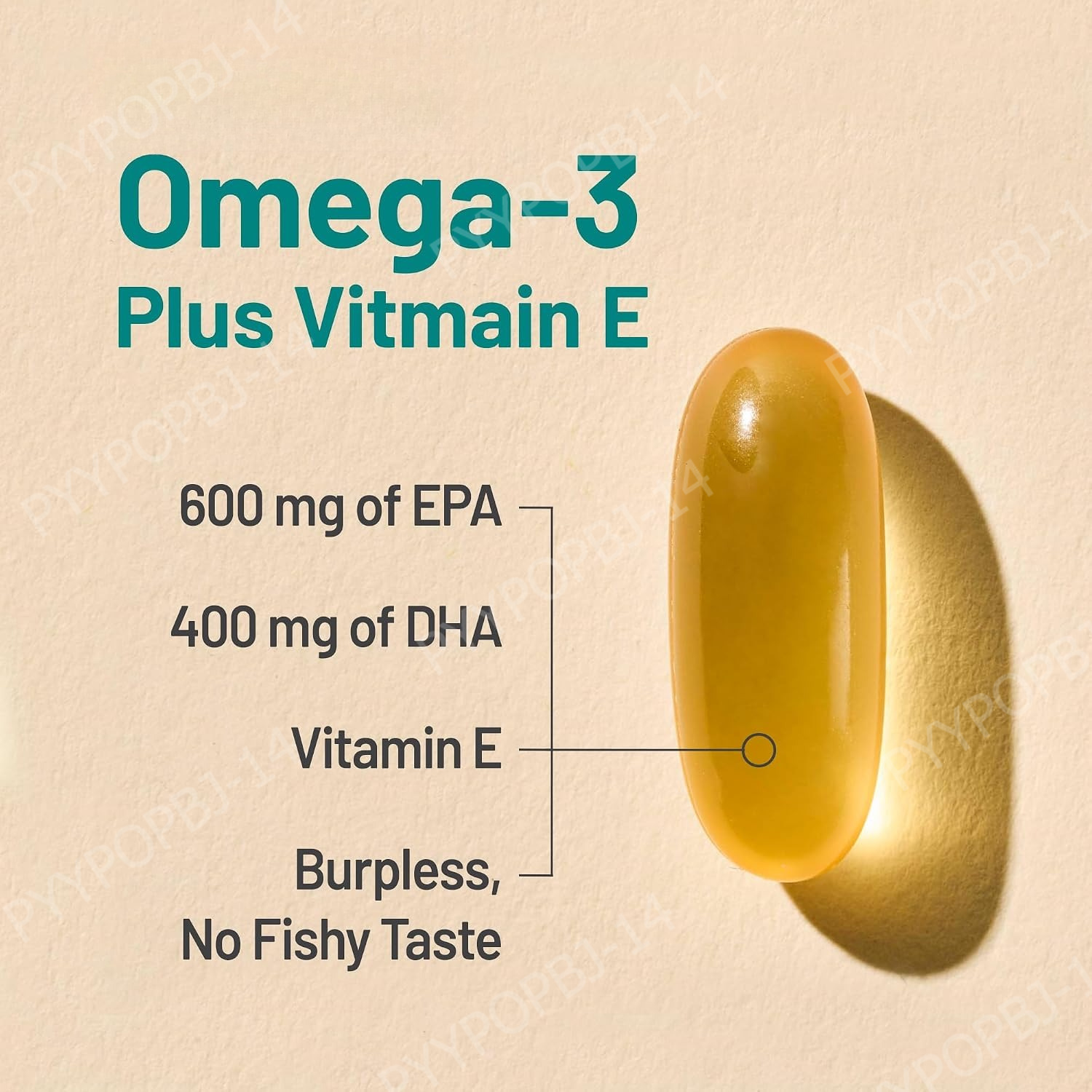 オメガ3魚油1000mg EPA 600mg DHA 400 - Omega 3 Fish Oil のレビューと価格