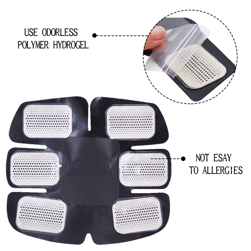 Ems用ハイドロゲル電極ジェルパッドステッカー,腹部ヒップマ - Nutrition Gym のレビューと価格