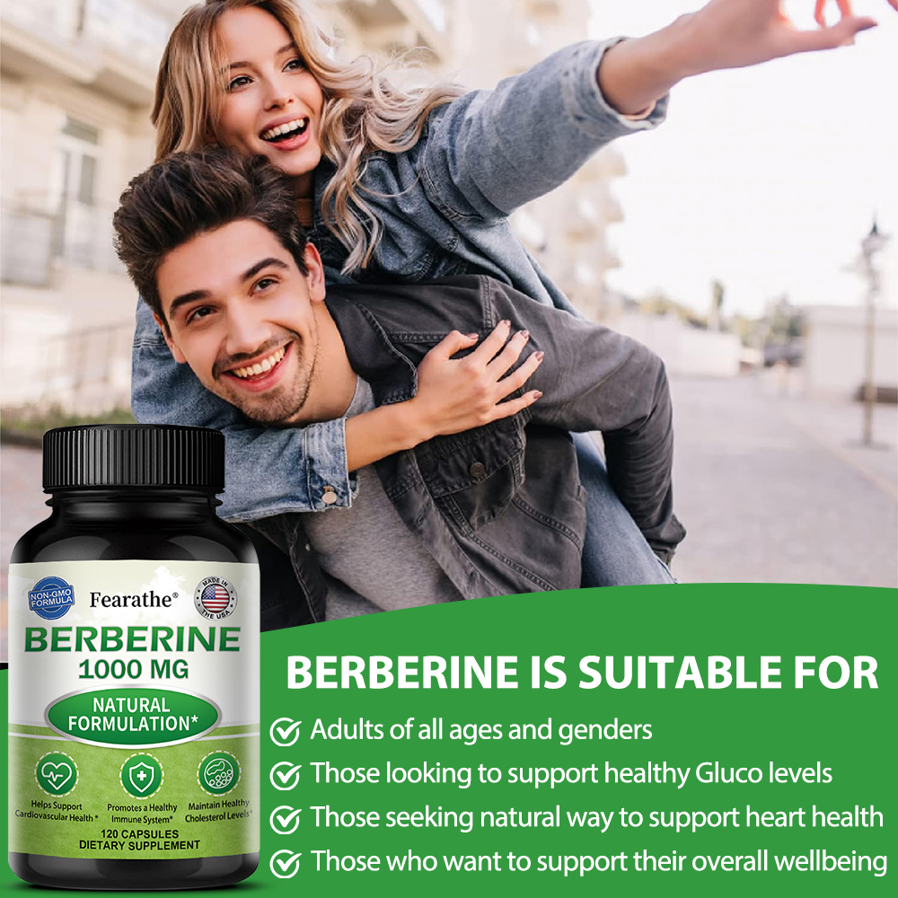 ベルベリン サプリメント 1000mg ベルベリン HCL  - Berberine Hcl Capsule のレビューと価格