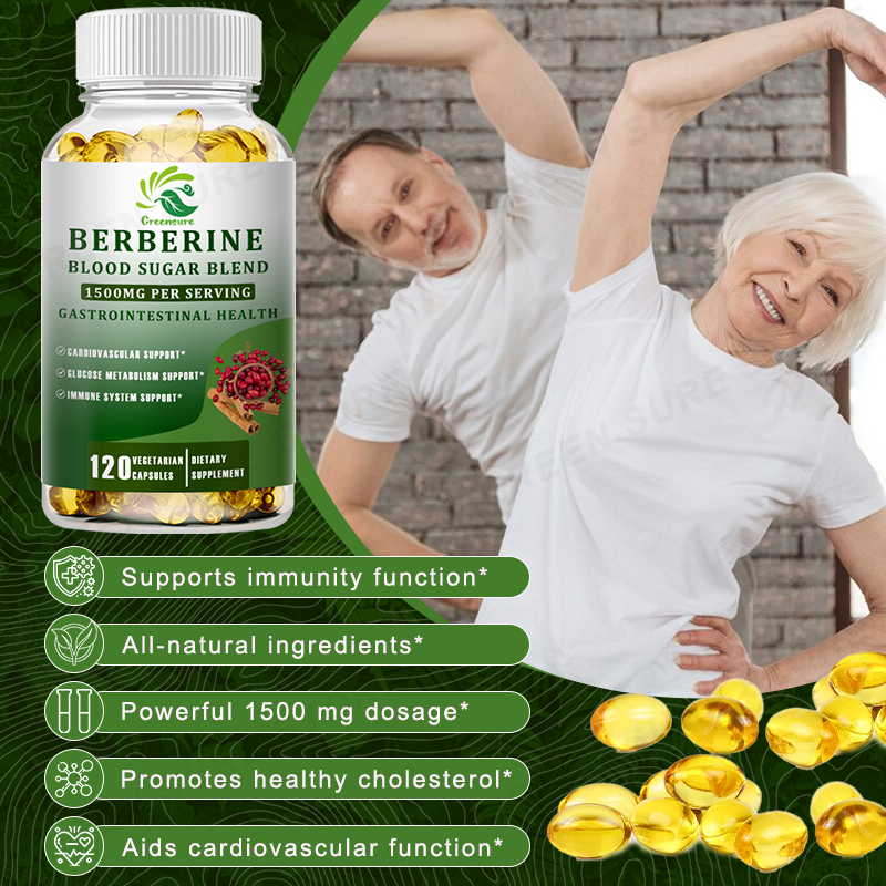 GREEBSUER メタボリズムとコレステロールサポート、胃 - Berberine Hcl Capsule のレビューと価格