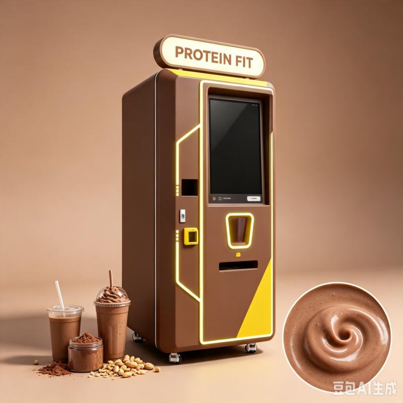 カスタマイズ可能なプロテインシェイク自動販売機、粉末自動投入 - Fitness Nutrition Protein のレビューと価格