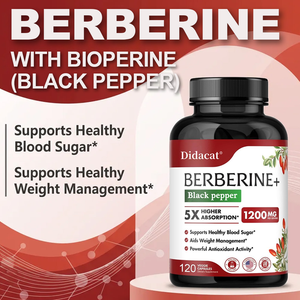 ベルベリンサプリメント 1200mg - 超高純度98% ベ - Berberine Hcl Capsule のレビューと価格