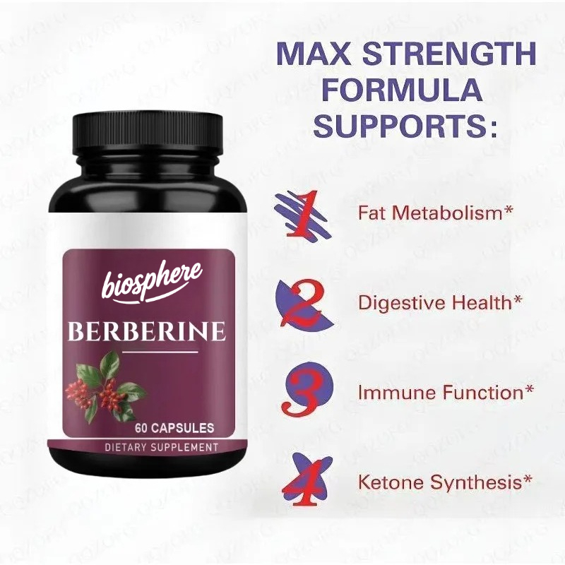 ベルベリンサプリメント-60粒（ベジタリアンカプセル） |  - Berberine Hcl Capsule のレビューと価格