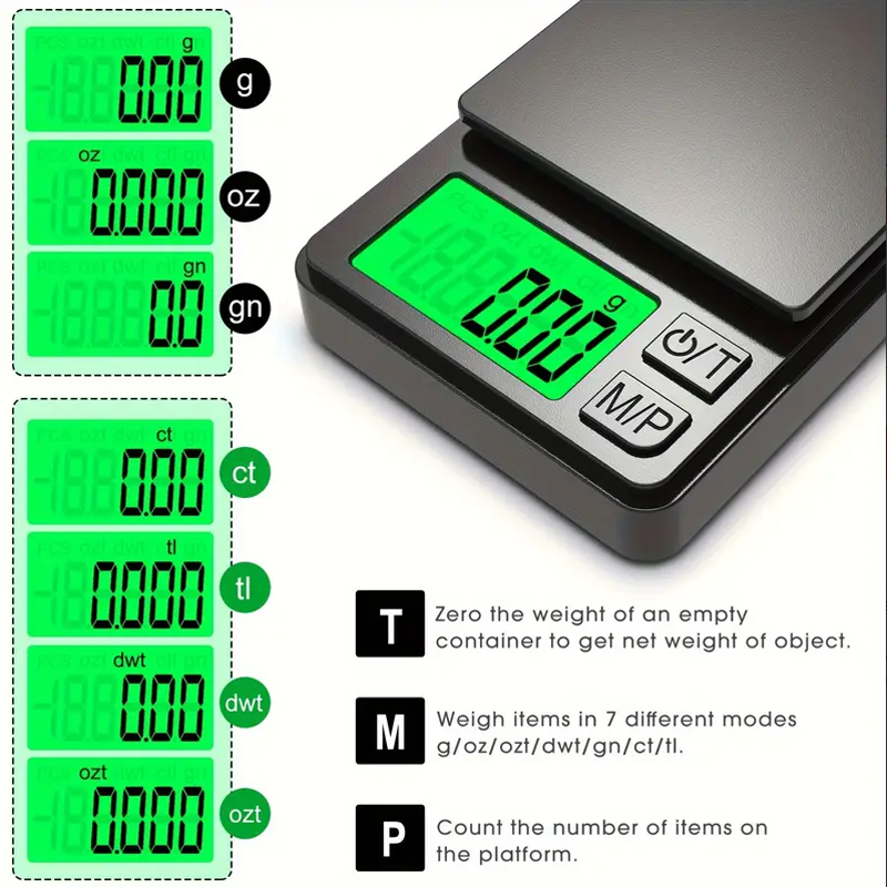 精密ポケットスケール 1000g X 0.1g - デジタル - X Nutrition のレビューと価格