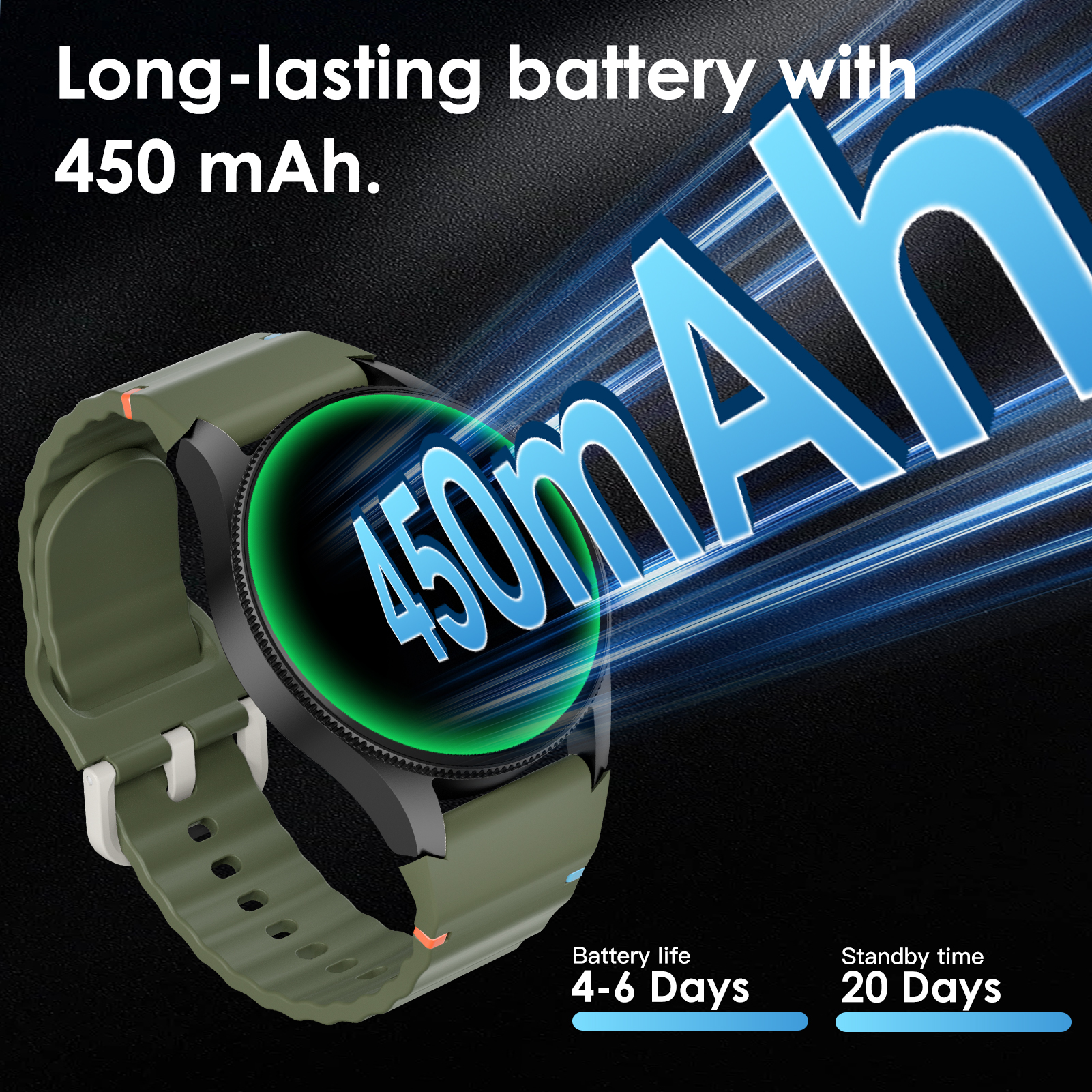 Aurafit G12 スマートウォッチ：1.43インチタッ - Nutrition Gym のレビューと価格